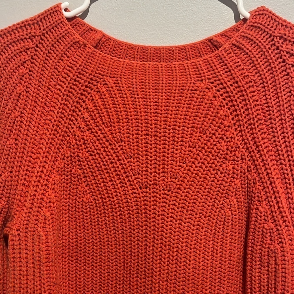 J. CREW | Beautiful Orange Autumn Sweater - Picture 3 of 13